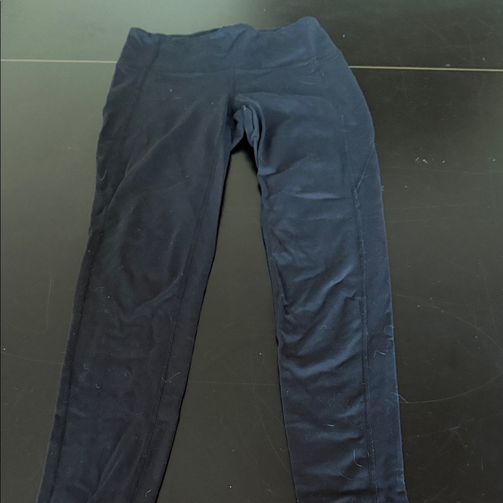 Athleta Kids Dark Blue Leggings